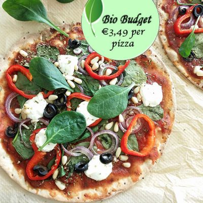 Bio Budgetrecept: gluten- en lactosevrije wrap-pizza