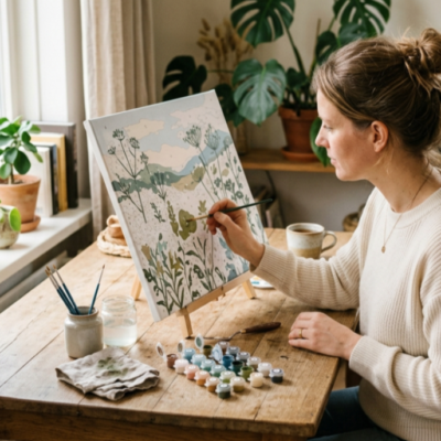 Je hoeft niet te kunnen schilderen: schilderen op nummer als mindful en bewuste DIY-hobby