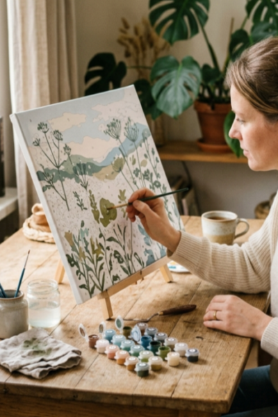 Je hoeft niet te kunnen schilderen: schilderen op nummer als mindful en bewuste DIY-hobby
