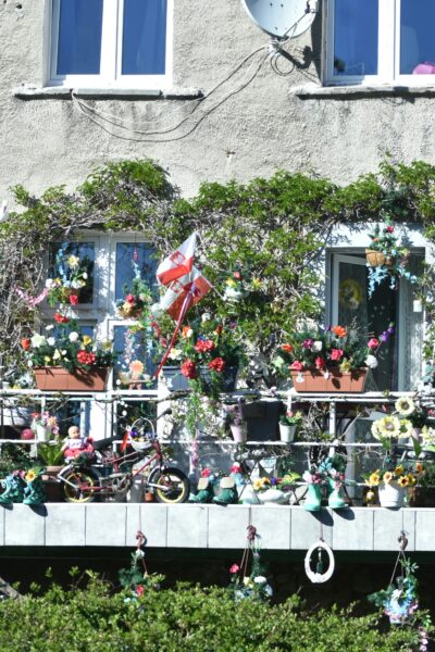 Ook een piepklein balkon of tuintje kun je nog netjes afbakenen